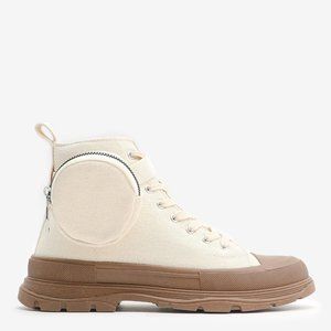 NEW High-Top Sneaker with Ankle Pouch